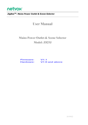 netvox ZigBee Z825J User Manual