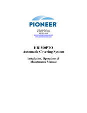 Pioneer HR 1500 PTO Installation, Operation & Maintenance Manual