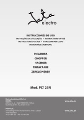 Jata electro PC123N Instructions Of Use