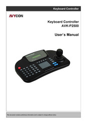 AVYCON AVK P2500 User Manual