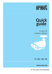 urmet domus H.265 IP Camera Series Quick Manual
