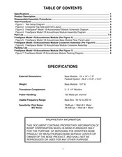 Bose FreeSpace 1B Manual