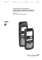 Endress+Hauser Field Xpert SFX370 Operating Instructions Manual