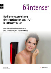 b-intense MED Instructions For Use Manual