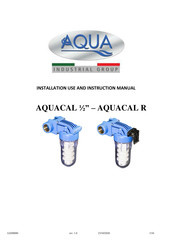 Aqua AQUACAL R Installation Use And Instruction Manual