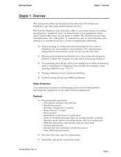 Teltone TLS-4A Reference Manual