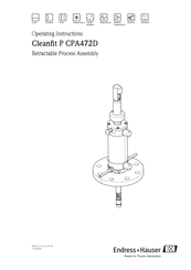 Endress+Hauser Cleanfit P CPA472D Operating Instructions Manual