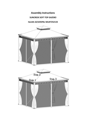 Sunjoy 7252133 Assembly Instructions Manual