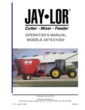 Jay-Lor 21000 Operator's Manual