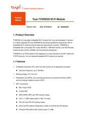 TUYA TYWRD2S Product Manual