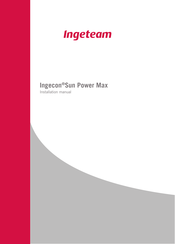 Ingeteam Ingecon Sun 375 TL Installation Manual