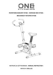 ONE FITNESS W7208 Instruction Manual