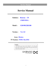 Daewoo V236H1-LE4 Service Manual