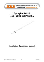 Ess Spraybar DN25 Installation & Operation Manual