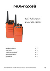 Num'axes TLK1054 User Manual