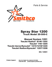 Smithco Manual System 1201 Parts & Service