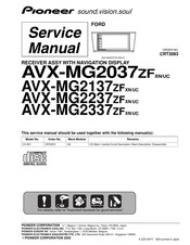 Pioneer AVX-MG2237ZF Service Manual