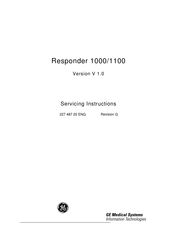 GE Responder 1000 Servicing Instructions