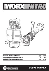 Worx Nitro WG572 Manual