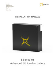 Solar MD SS4143-01 Installation Manual