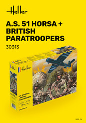 HELLER A.S. 51 HORSA + BRITISH PARATROOPERS Manual
