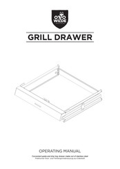 Otto Wilde GRILL DRAWER Operating Manual