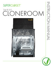 SuperCloset CloneRoom Instruction Manual
