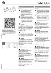 Häfele 732.22.284 Quick Start Manual