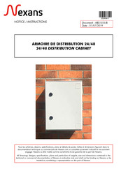Nexans PRE 48 OF Instructions Manual