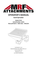 MRF SS10 Operator's Manual