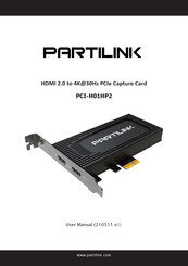 Partilink PCI-H01HP2 User Manual