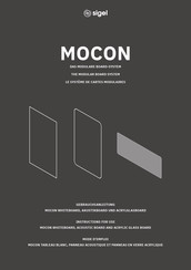 Sigel Mocon Instructions For Use Manual