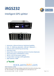 Gems iRGS232 Manual