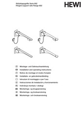 Hewi 802.50.451 Series Installation And Operating Instructions Manual
