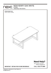 Next NEW HENRY 973006 Assembly Instructions Manual