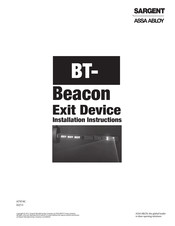 Assa Abloy SARGENT Beacon Installation Instructions Manual