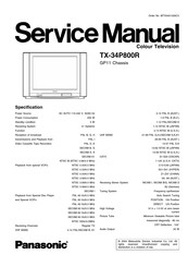 Panasonic TX-34P800R Service Manual