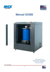 Idex GX300 Manual
