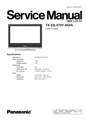 Panasonic TX-32LX75Y-IRAN Service Manual