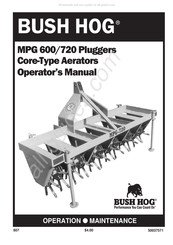 Bush Hog MPG 600 Operator's Manual