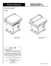 Spectrum Industries Honors Lectern 55178 Owner's Manual