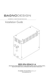 Sanipex BagnoDesign BDD-SPA-GEN4.5-1-A Installation Manual