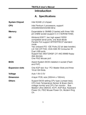 Totem TM-P2LX User Manual