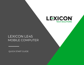 Lexicon LE45 Quick Start Manual