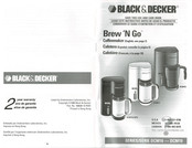 Black & Decker Brew'N Go DCM16PK Use And Care Book Manual