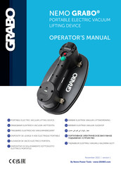Nemo GRABO Operator's Manual