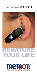 MEMON memonizerHEADSET Manual