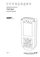 Endress+Hauser HART Field Xpert Operating Instructions Manual