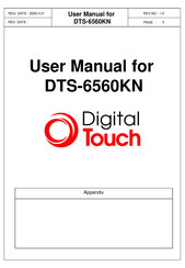 Digital Touch Systems DTS-6560KN User Manual