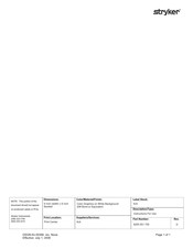 Stryker System 6 6205-000-000 Instructions For Use Manual